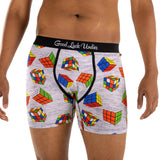 Good Luck Undies Bobettes Cube Rubik's Cube Devant Sur Mannequin