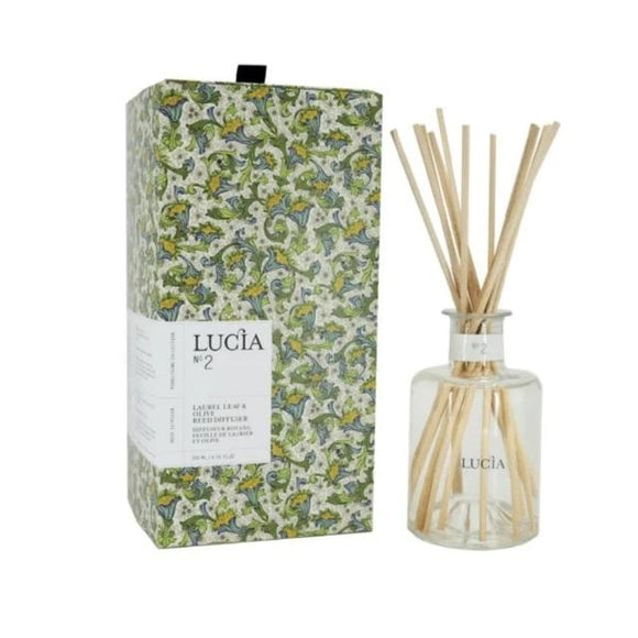 Lucia N2 Diffuseur rotang feuille laurier et olive