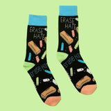 Main&Local Unisexe Bas Erase Hate Socks 1