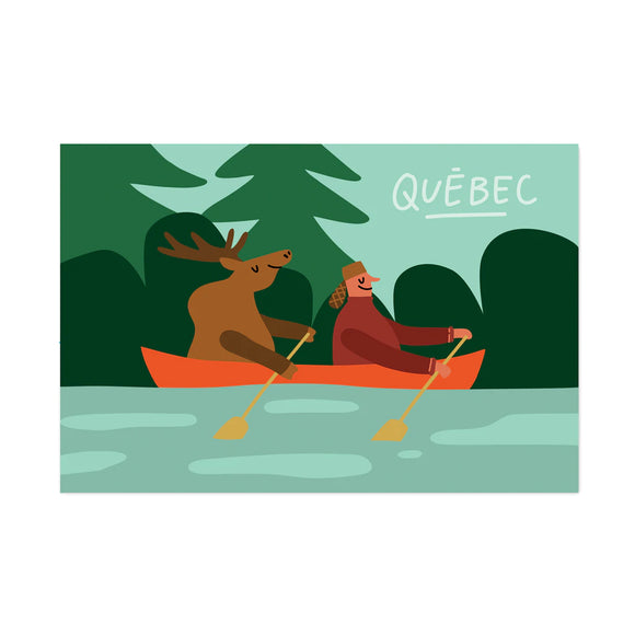Paperole Carte Postale Canoe 1