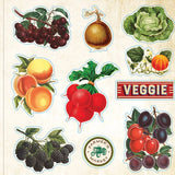 Peter Pauper Press Loads Of Ephemera Sticker Books Livre Autocollants Fruits