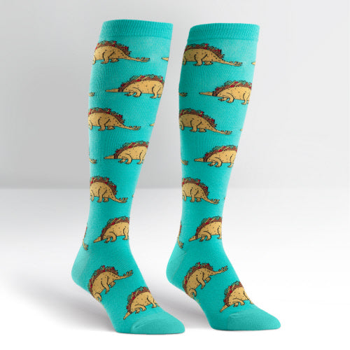 Sock It To Me - Bas Knee High - Tacosaurus
