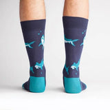 Sock It To Me Bas Hommes Men's Crew Shark Attack 2