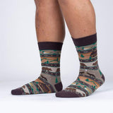 Sock It To Me Men's Crew Bas Homme Cabin Life Profil