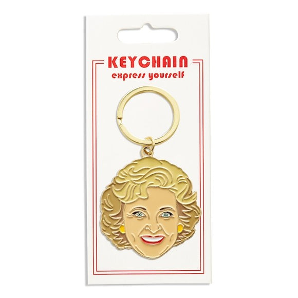 The Found Porte clef Betty White Keychain