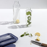 W&P Bottle Ice Cube Tray Charcoal Table