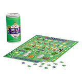 Wild & Wolf Ridley Casse-Tête Puzzle Beer Lover Complété Avec Boîte Sur Fond Blanc