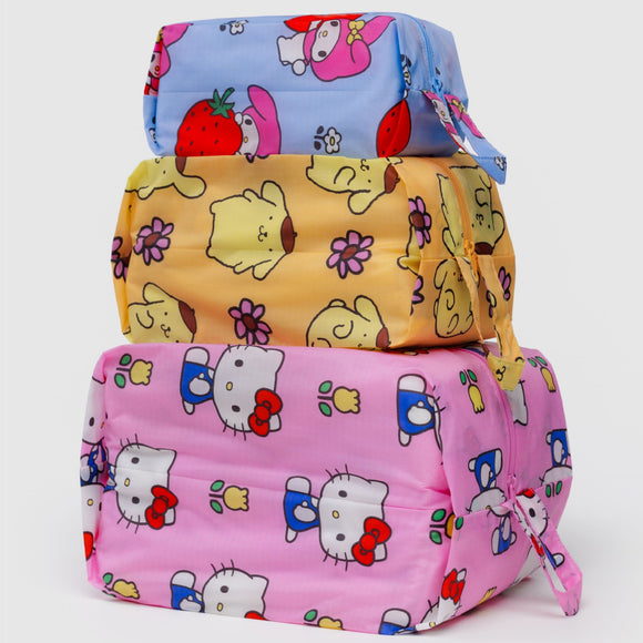 3D Zip Set Hello Kitty Friends Florals