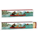 Boîte d'allumettes - Animaux en Canoë