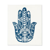 Abbott-Lingette Suedoise Main Hamsa Blanche