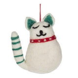 Abbott - Ornement - Chat Souriant - Blanc
