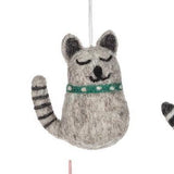 Abbott - Ornement - Chat Souriant - Gris