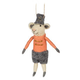 Abbott - Ornement - Souris Soldat - Orange