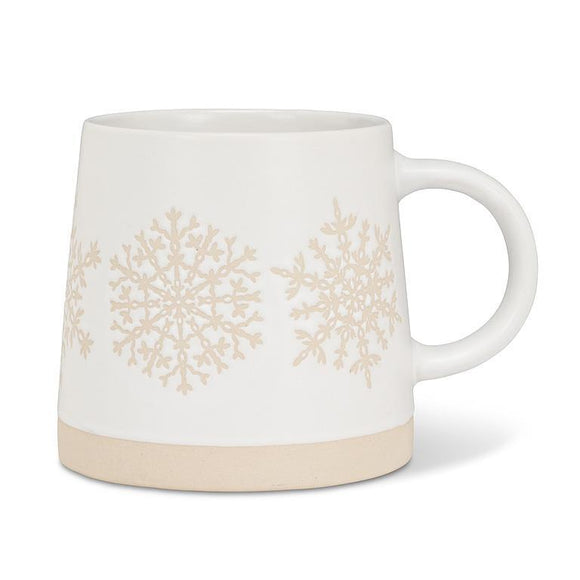 Abbott - Tasse - Flocons Blancs - Côté 1