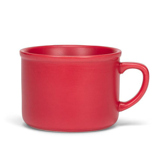 Tasse Cappuccino - Rouge Mat