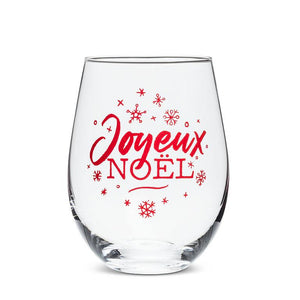 Abbott Collection - Verre à vin Sans Pied Joyeux Noel