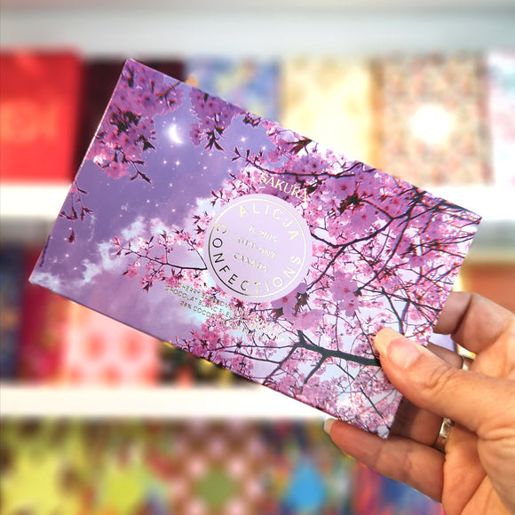 Alicja Confections - Barre de Chocolat Carte Postale - Sakura