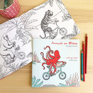 Amelie Legault-Cahier a Colorier-Animaux a Velo_de la jungle a la mer