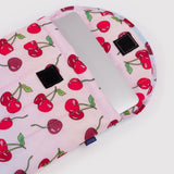 Baggu - Pochette À Portable Puffy Laptop Sleeve - Cherries Cerises - Ouverte