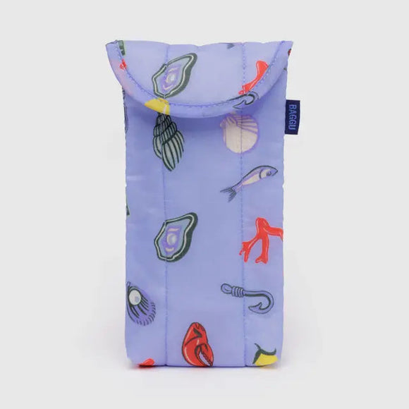 Baggu Puffy Glasses Sleeve Sea Charms