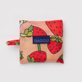 Baggu - Sac À Provision Réutilisable Bébé Baby Reusable Shopping Bag - Éclosion De Fraises Strawberry Blossom - Emballé