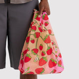 Baggu - Sac À Provision Réutilisable Bébé Baby Reusable Shopping Bag - Éclosion De Fraises Strawberry Blossom - LifeStyle