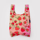 Baggu - Sac À Provision Réutilisable Bébé Baby Reusable Shopping Bag - Éclosion De Fraises Strawberry Blossom