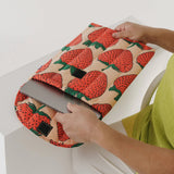 Baggu - Pochette À Portable Puffy Laptop Sleeve - Fraises Strawberry