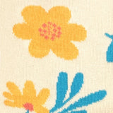 Bas mi-mollet pour femme à fleurs ludiques - Cadeau floral printanier pour elle - Detail 2