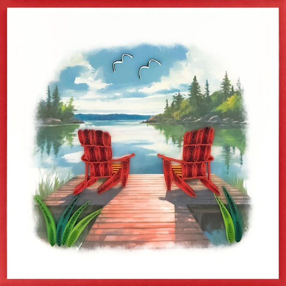 Carte de souhaits - Chaises Adirondack