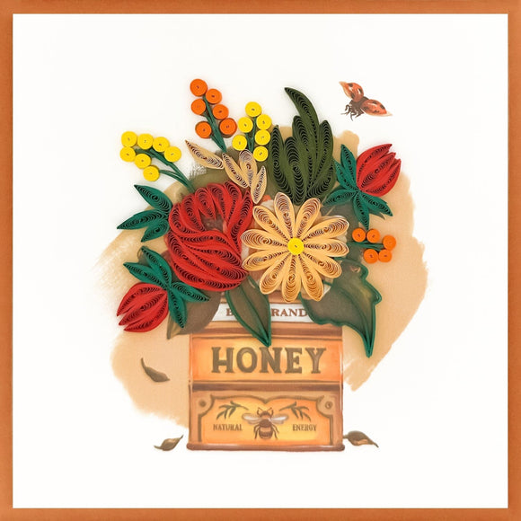 Carte de souhaits - Pot de Fleurs