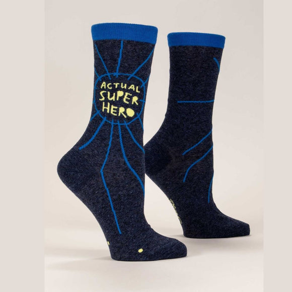 Blue Q - Bas Pour Femmes - Actual Superhero 