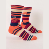 Blue Q - Bas Pour Hommes  - Fun Person Alert 