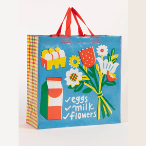 Blue Q - Grand Sac - Eggs, Milk, Flowers