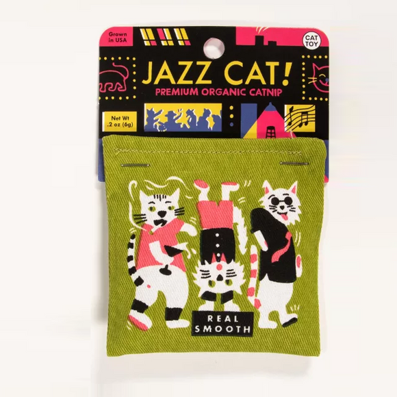 BlueQ-Jouet Herbe a Chat-Jazz Cat Catnip