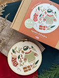 Brodé Serré - Kit de broderie D.I.Y Noel Champêtre 2