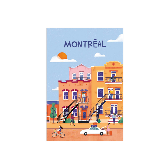 Elaillce - Affiche Montréal en Vacances 