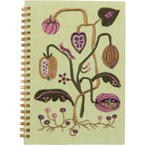 Carnet a spirales brode - Pome