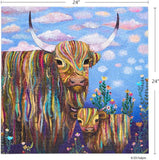 Casse-tête Vache Écossaise - WerkShoppe -  Dimensions