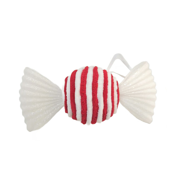 Christmas Forever - Ornement bonbon en feutre pailleté - Sucre de Canne