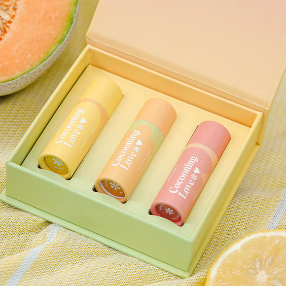 Cocooning Love-coffret baume a levres fruity lips