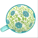 Danesco - Tasse floral - Turquoise