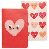 Danica - Duo De Carnets De Notes Heart To Heart Set Of 2 NoteBooks - JNB4195D