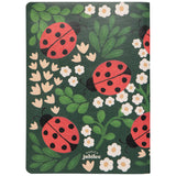 Danica - Ensemble Cahier & Coffre À Crayons Coccinelles Ladybugs Notebook & Pencil Case Set - JNB4216D - Verso Cahier