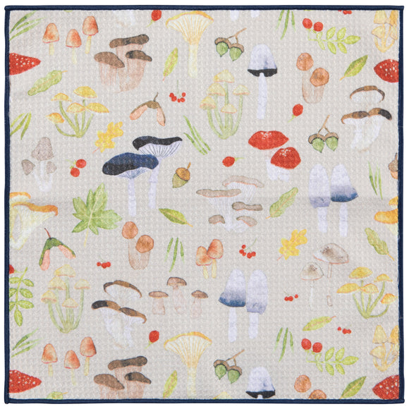 Danica - Linge A Vaisselle Carre - Champignons