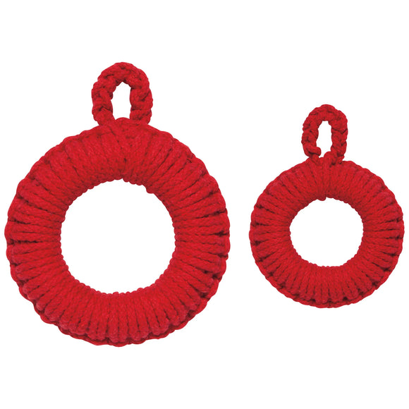 Danica Heirloom Sous-Plats Rouges Red Orb Trivets
