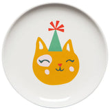 Danica Jubilee - Assiette Let it Meow- Chat Orange Chapeau