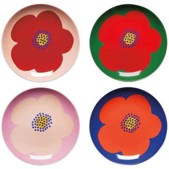 Danica Jubilee-Ensemble de 4 petite assiette Poppy