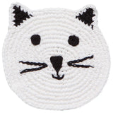 Danica Jubilee-Ensemble de Sous-Verres Meows & Furever Blanc