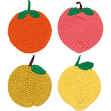 Danica Jubilee-Sous-verre Crochete Fruits